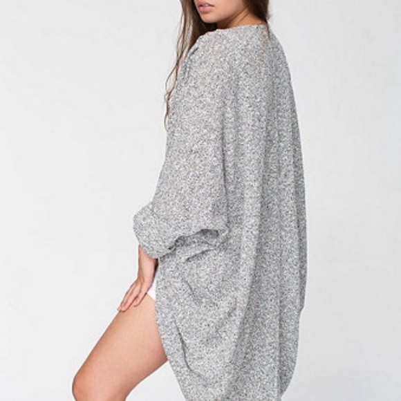 American Apparel Sweaters - White American Apparel Modal Shawl One size